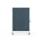 Ghent Partition Mobile 2-Sided Fabric Bulletin Board, 65"H x 46"W, Gray NEX224FFP-91 - alternate 1